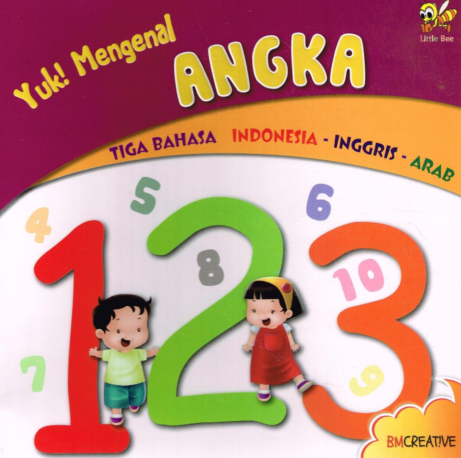 Yuk Mengenal Angka :Tiga Bahasa Indonesia - Inggris - Arab